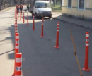 Улицу Грушевского защитили от неправильной парковки