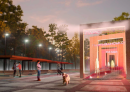 Световой пешеходный фонтан появится в парке Партизанской славы