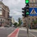 В Киеве установили светофоры для движения велосипедистов