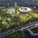 В Китае построят стадион, который будет сливаться с природой (фото)