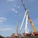 Киевлянам показали новое видео со строительства самого высокого флага