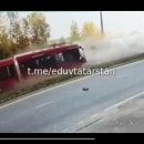 В полиции рассказали подробности аварии с вылетевшим с рельсов трамваем в Казани