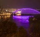 Подольско-Воскресенский мост осветили по-новому (видео)