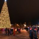 Вандалы разгромили новогоднюю елку в одном из микрорайонов Казани