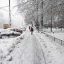 Снег вывозят за пределы Киева
