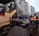 Киевлянам показали видео того, как ремонтируют улицу Мислославскую