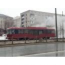 Не опять, а снова: в Казани на Деметьева загорелся трамвай