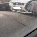 Машина провалилась в асфальт в Советском районе Казани