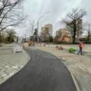 В Киеве начали ремонт тротуаров