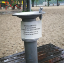 В Киеве продезинфицировали питьевые фонтанчики на пляжах 