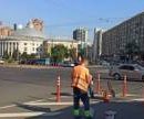 Демонтированные делиниаторы в Киеве вернут