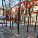 В Соломенском районе установили ​​спортивную площадку для занятий Street Workout