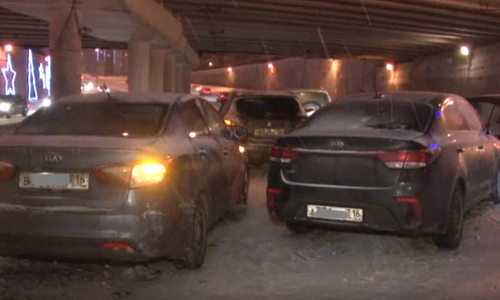 Пять автомобилей попали в ДТП в Казани Пять автомобилей попали в ДТП в Казани