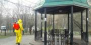 В Киеве дизенфицируют бюветы