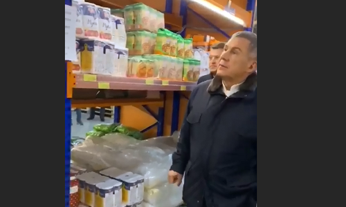 «Тут все есть. Пришел — купил»: Минниханов проверил полки в казанском супермаркете «Тут все есть. Пришел — купил»: Минниханов проверил полки в казанском супермаркете