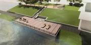На Русановской набережной строят поливочно-оросительную систему и сделают благоустройство (фото) На Русановской набережной строят поливочно-оросительную систему и сделают благоустройство (фото)