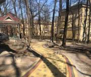 В Соломенском районе обустраивают сквер