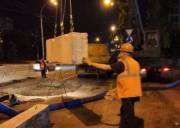 На Виноградаре движение ограничили всего транспорта из-за того, что провалился асфальт