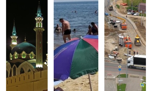 Главное за день в Татарстане: развратные танцы у мечети и причина переполненного пляжа в Лаишево