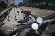 Движение путями над Борщаговским мостом приостановят (фото) Движение путями над Борщаговским мостом приостановят (фото)