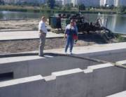 На Лебедином озере строят очистные сооружения