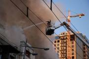 В центре Киева горел дом возле костела св. Николая