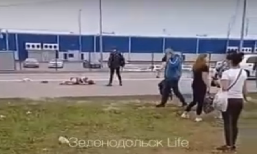 В соцсетях появилось видео со сбитой около Туры женщиной