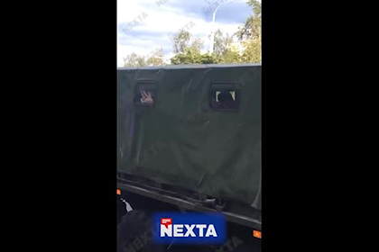 Поддерживающие оппозицию белорусские военные попали на видео Поддерживающие оппозицию белорусские военные попали на видео