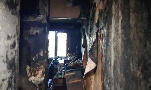 В Казани горела пятиэтажэка на Ибрагимова В Казани горела пятиэтажэка на Ибрагимова