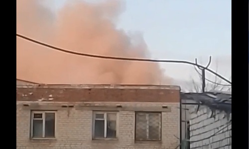На территории исправительной колонии в Казани произошел пожар
