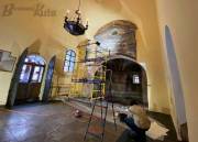 В Софийском соборе начали новый этап реставрации (фото) В Софийском соборе начали новый этап реставрации (фото)