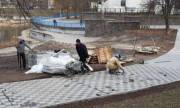 Жители Виноградаря просят восстановить территорию озера Голубое после оползня