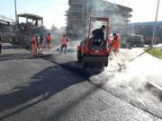 В Киеве продолжают ремонт дорог из-за хороших погодных условий