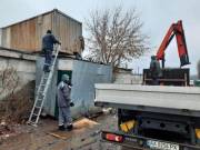 Территорию возле Дарницкого вокзала освободили от МАФов Территорию возле Дарницкого вокзала освободили от МАФов