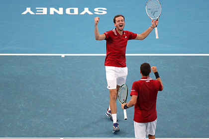Сборная России одержала победу над французами в первой встрече Кубка ATP